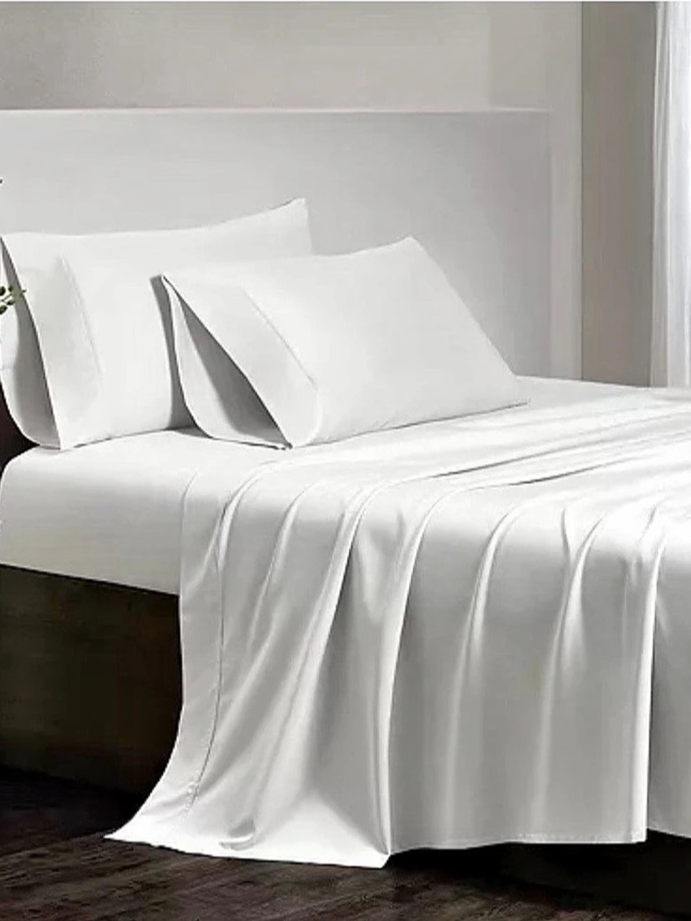 Donna Karan King Pillowcases White King NWT.